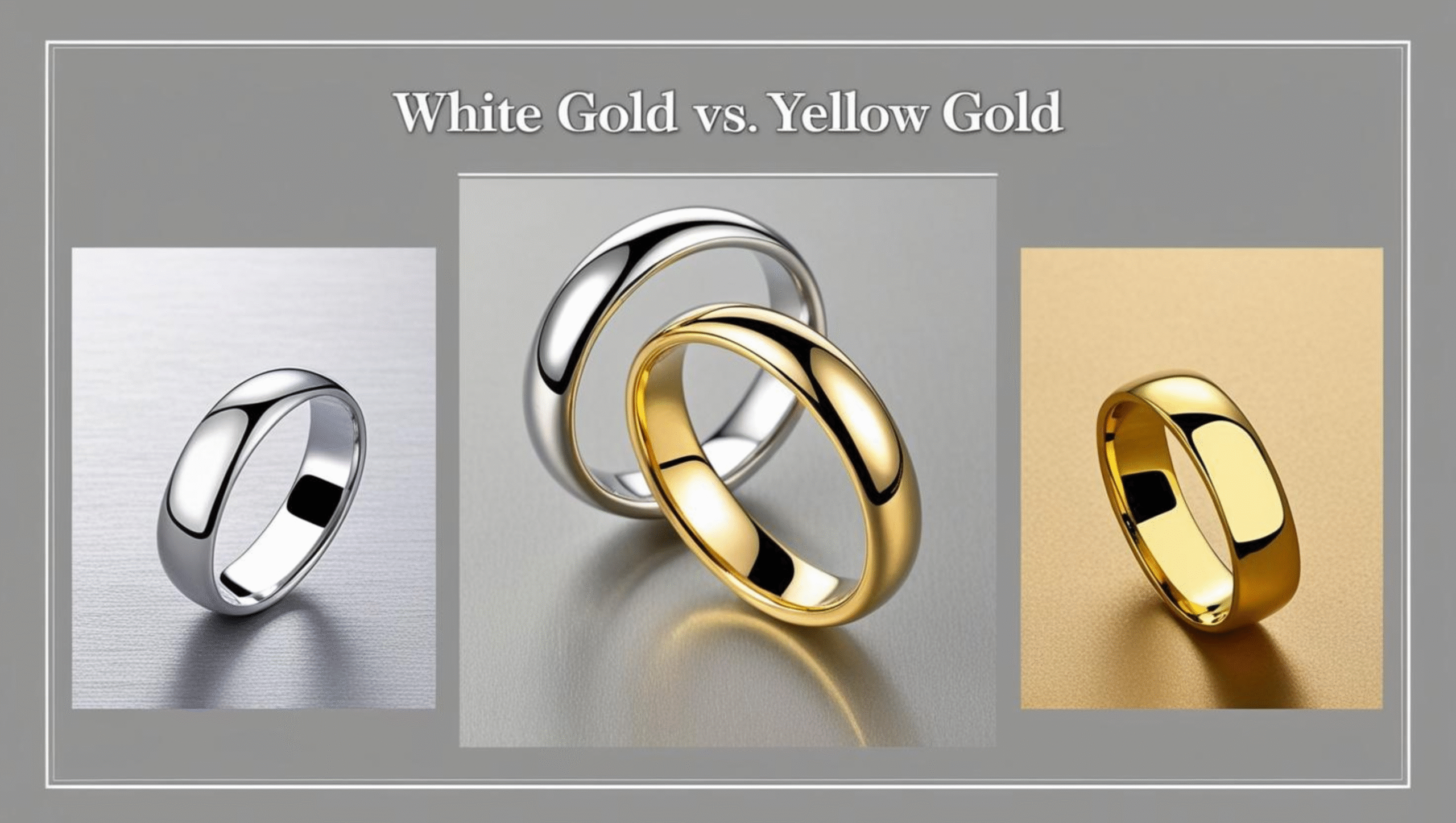 White Gold vs. Yellow Gold – Which Wedding Band Is Right for You?